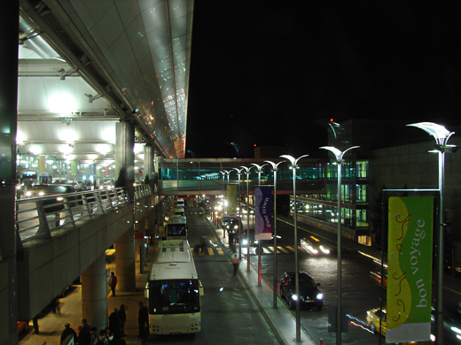 
Atatürk Airport at night.