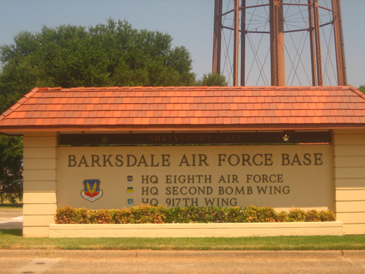 
Entrance to Barksdale Air Force Base