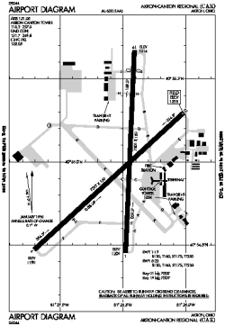 
Plan of the airport.