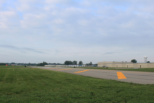 
Runway viewed from Joy Road