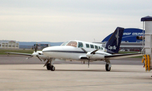 
Cape Air Cessna 402 at HGR
