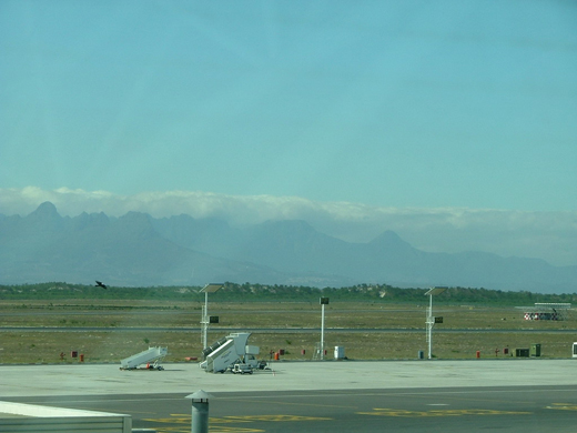 
One of the aircraft aprons at Cape Town International Airport.