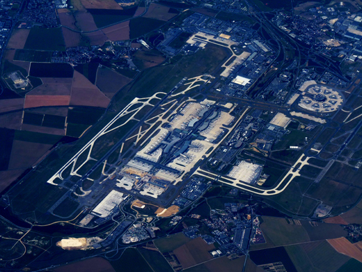 
Aerial view of the airport in July 2010