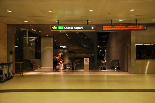 
Entrance to Changi Airport MRT Station