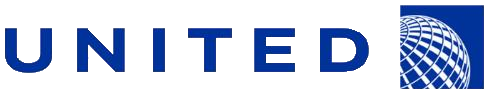 
Logo of the combined United-Continental, which uses Continental's globe logo and lettering similar, though not identical, to United's current font.