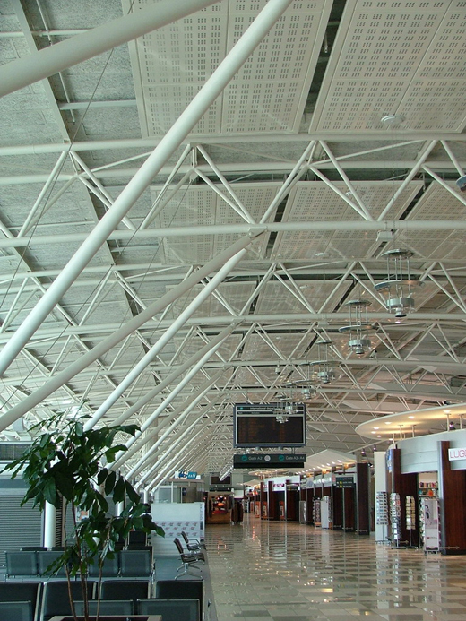 
A view of the airport's international terminal.
