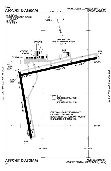 
November 2006 Airport Diagram