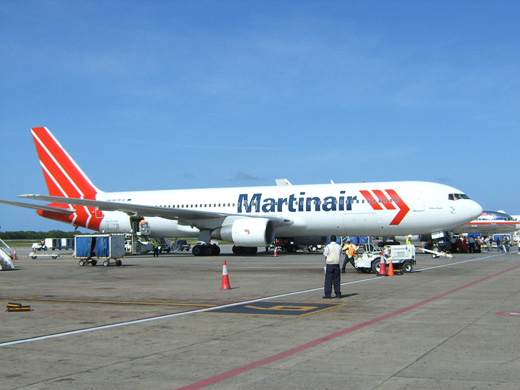 
Martinair B767-300ER at PUJ