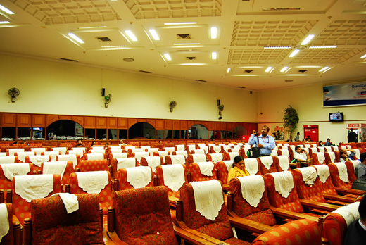 
Check-in counters at Cochin International Airport