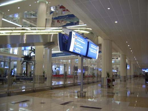 Emirates operates flights from both T1 and T3. Emirates is the largest airline based at DXB, handling 60% of all passenger traffic