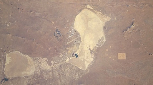 
Satellite photo of the base