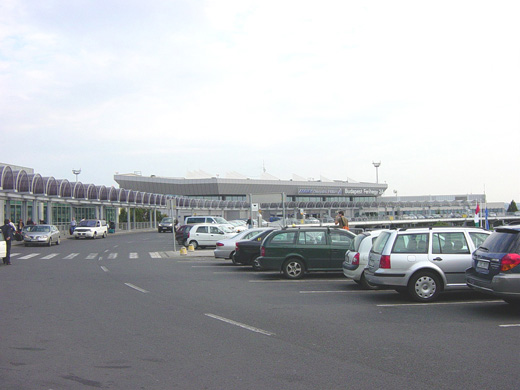 
The airport from the departure passengers platform outside Terminal 2B