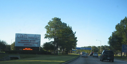 
The Houston Air Route Traffic Control Center is on the airport grounds