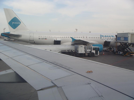
Jazeera Airways A320 parked at the ramp