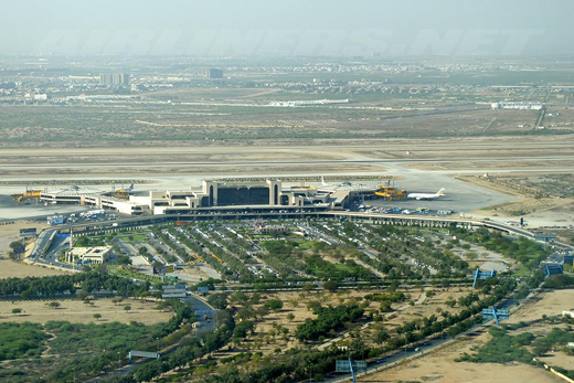 
Aerial view of Karachi Airport taken in 2010