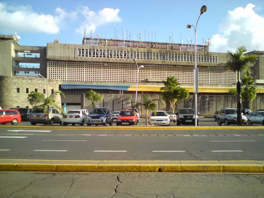 
A frontal view of the airport, 2010.