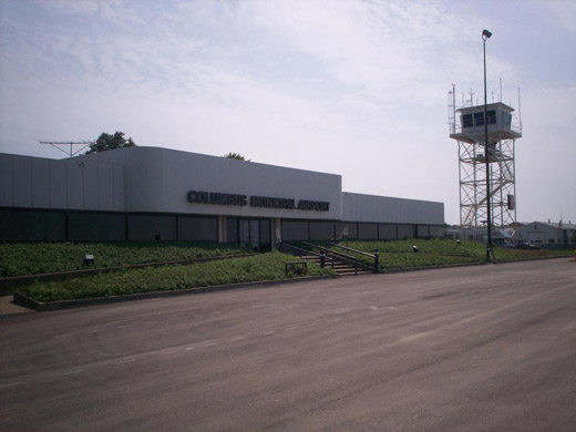 
Airport terminal and control tower