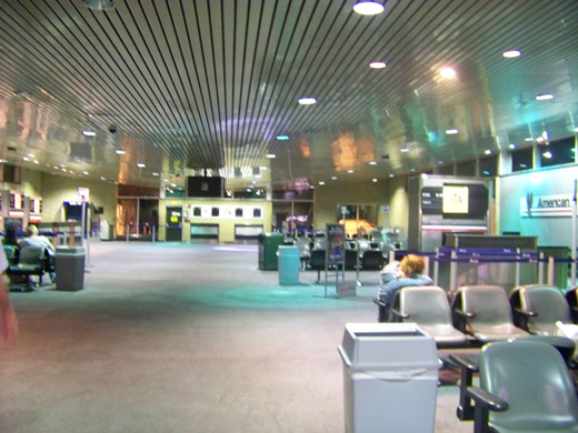 
Former American Airlines gates in Terminal B.