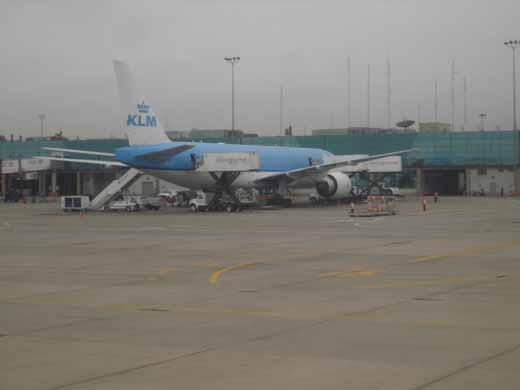 
KLM Boeing 777 at Airport