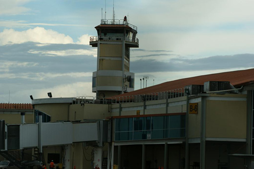 
The Control Tower seen from the Domestic Terminal