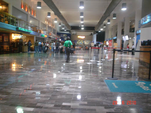 
Corridor at the Airport's Terminal A.
