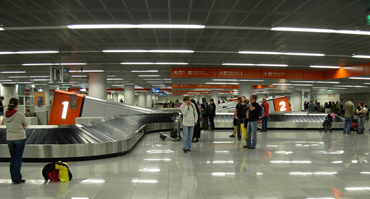 
Baggage claim area, Terminal 2