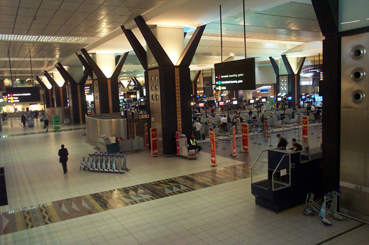 
Inside the OR Tambo International Airport.