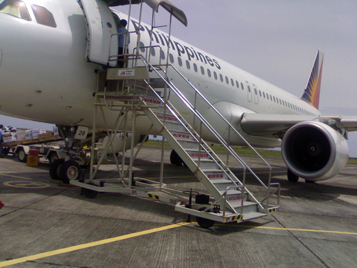 
A Philippine Airlines Airbus A320 at Dipolog Airport