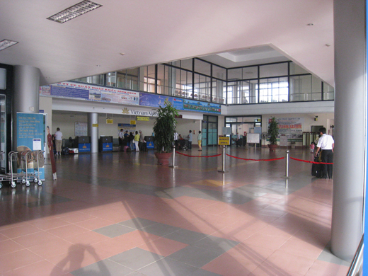 
Interior of passenger terminal at Phu Cat Airport