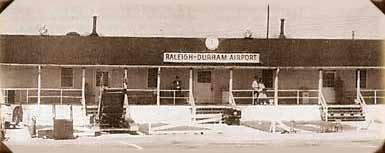 
Early photo of Raleigh-Durham Airport.