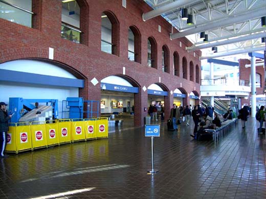 
Aurora statue outside the main terminal
