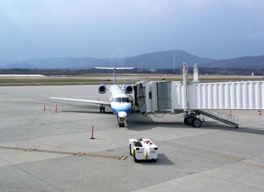 
Destinations served from Roanoke (as of December 7, 2008)
