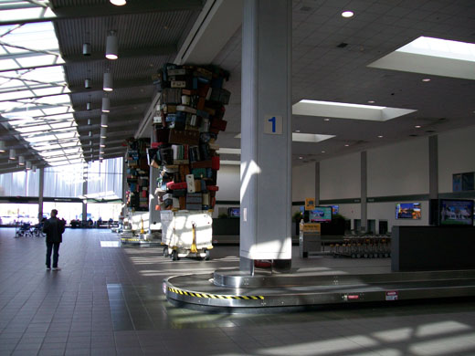 Terminal A's baggage claim