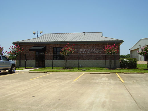 
U.S. Customs and Border Protection at the airport