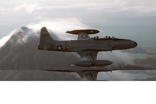
A T-33A of the 5021st Tactical Operations Squadron in 1984.