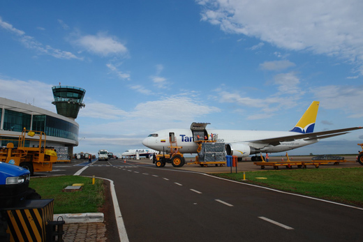 
Tampa Cargo Boeing B767-200ERF at airport