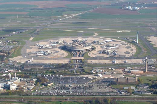 
Aerial view of Terminal 1
