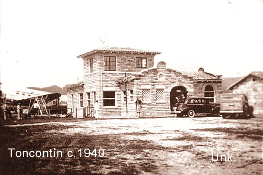 
The first terminal building at Toncontin in 1940