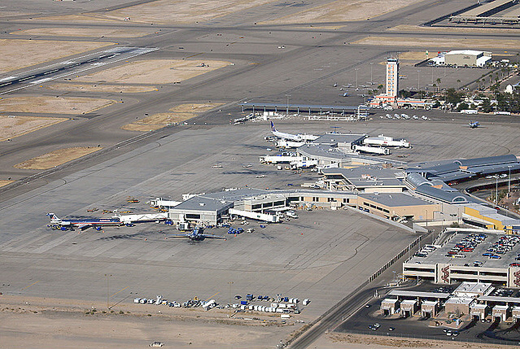 
Aerial view of Tucson International Airport

