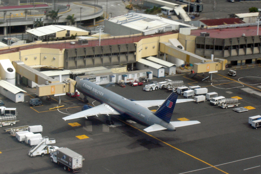 
Gates 4 and 5 at the mid passenger terminal