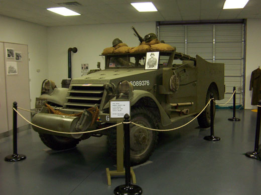 
Armored vehicle exhibit