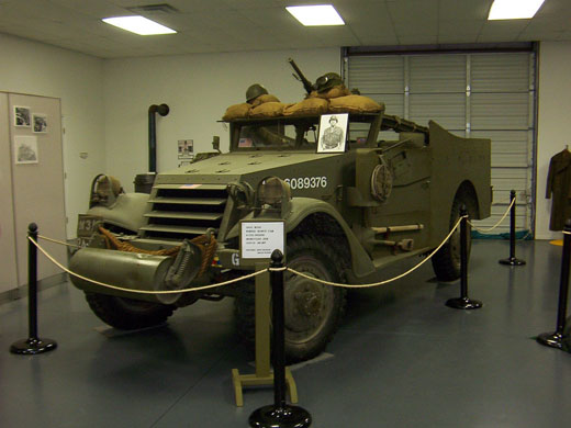 
Armored vehicle exhibit