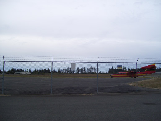 
Tarmac with a Britten Norman Trislander aircraft
