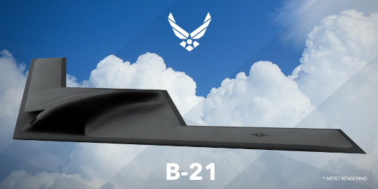 B-21 artist rendering, February 2016
