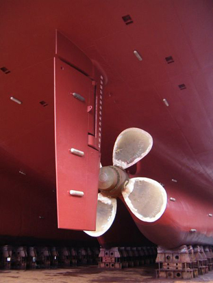
Modern ship rudder