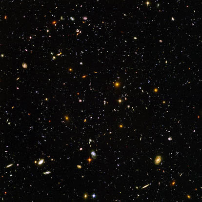
The deepest visible-light image of the universe, the Hubble Ultra Deep Field