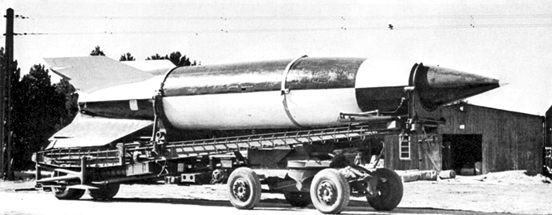 
Operation Backfire (WWII) V-2 rocket on Meillerwagen (S.I. Negative #76-2755)