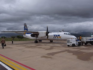 
Transporte Aéreo Militar MA60 at Cochabamba Airport, Colombia