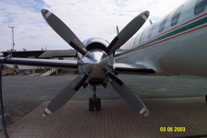 
One of the advantages of the Perimeter Aviation modifications was using a four-bladed propeller that was less susceptible to stone chips on gravel runways