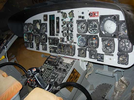 
Cockpit of HH-52A Seaguard 'USCG1355' at the National Museum of Naval Aviation in Pensacola FL